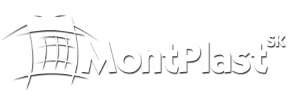 MontPlast s.r.o. SK plastové okná Logo